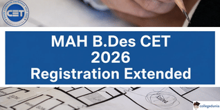 MAH B.Des CET 2026 Registration Deadline Extended; Apply Till February 27 at cetcell.mahacet.org